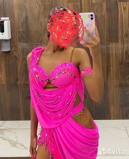 Платье для бальных танцев Латина ю2