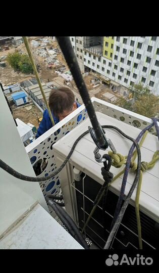 Установка кондиционера.монтаж кондиционера