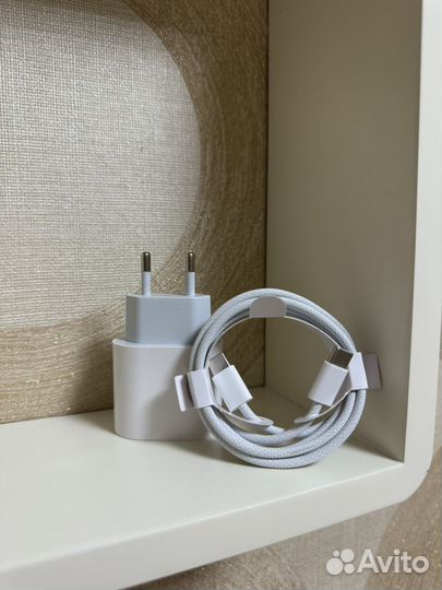 Комплект быстрой зарядки iPhone 20w tupe-c