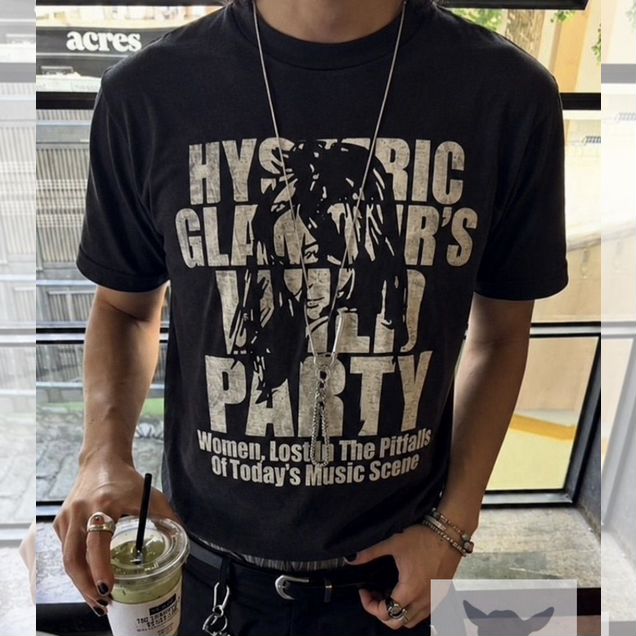 Футболка hysteric glamour text time archived