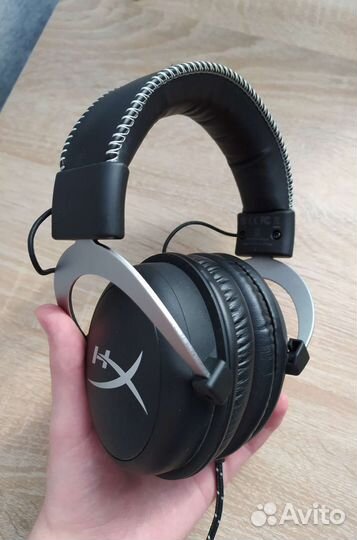 Наушники HyperX Cloud Silver (полный комплект)