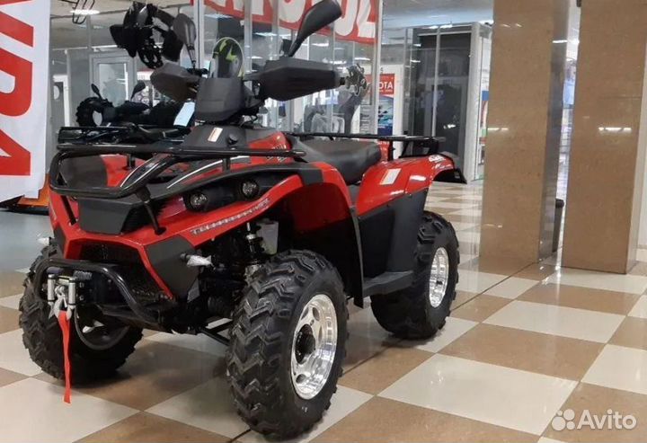 Квадроцикл Linhai Yamaha D 300 4WD красный