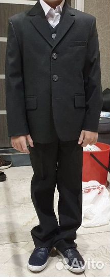 Пиджак школьный для мальчика 134