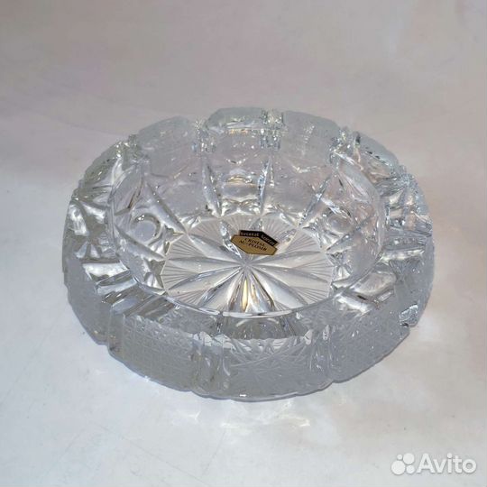 Пепельница хрустальная Kristal Zajecar (Югославия)