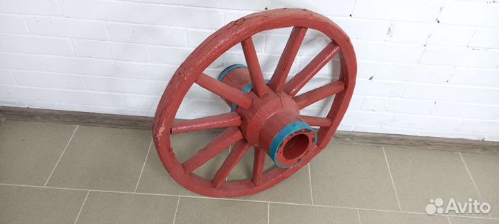 Колесо от телеги, старинное,из Башкирии