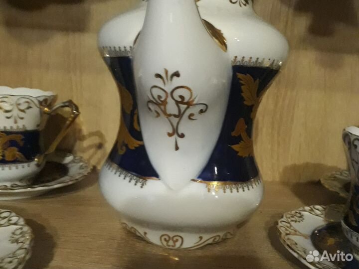 Сервис, чайный антикварныгелочками,очень красивый