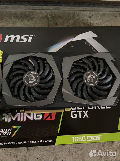 Видеокарта gtx 1660 super