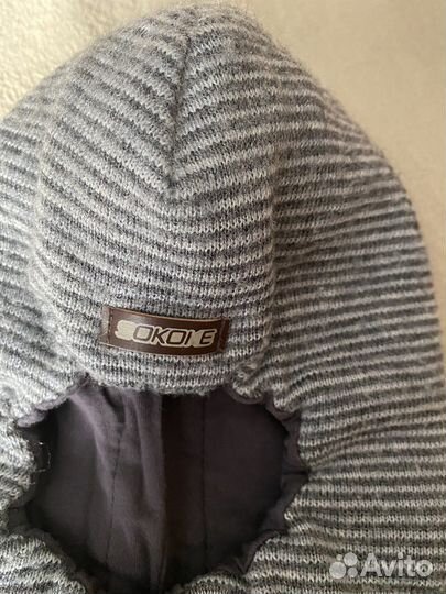 Шапка шлем для мальчика 52 54