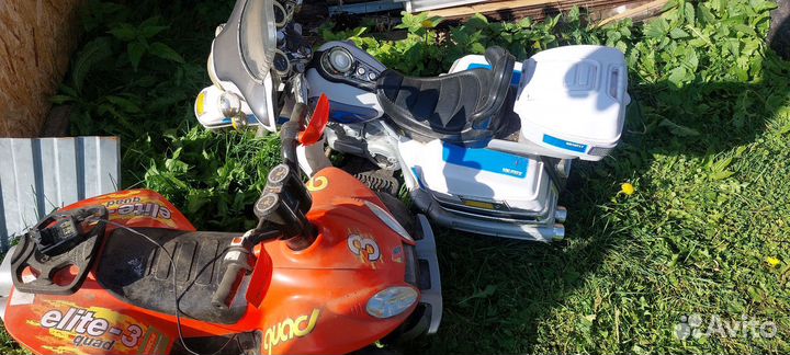 Детский мотоцикл на аккумуляторе бу