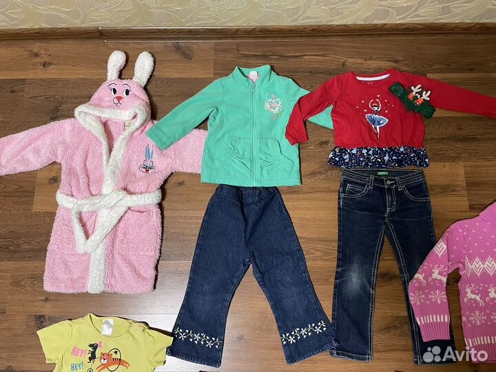 Детские вещи пакетом для девочки с 92 по 104