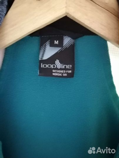 Лыжная зимняя разминочная куртка