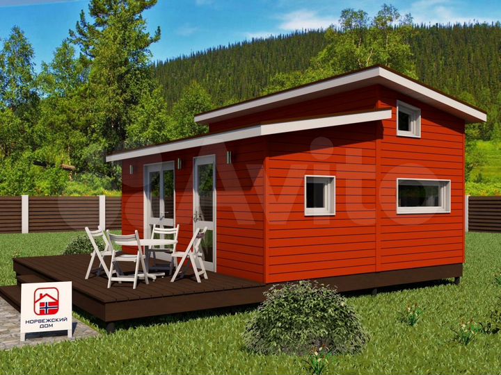 Дом 33 м² на участке 8 сот.