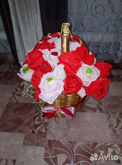 Съедобные букеты из конфет