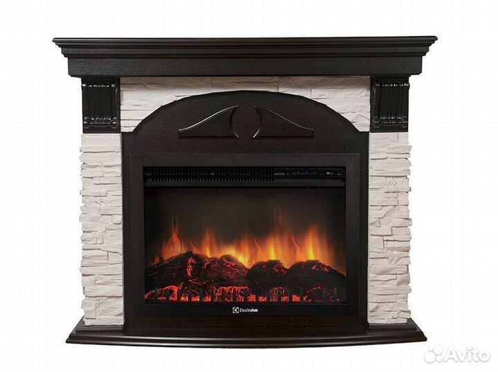 Портал Firelight Torre 25S камень, шпон