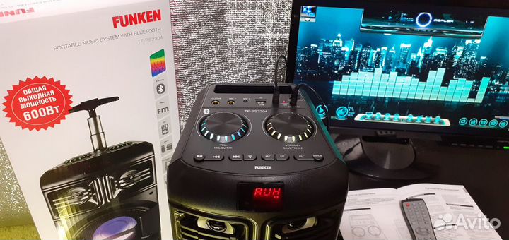 Напольная Pro Аудио Система 600 Вт Блютуз