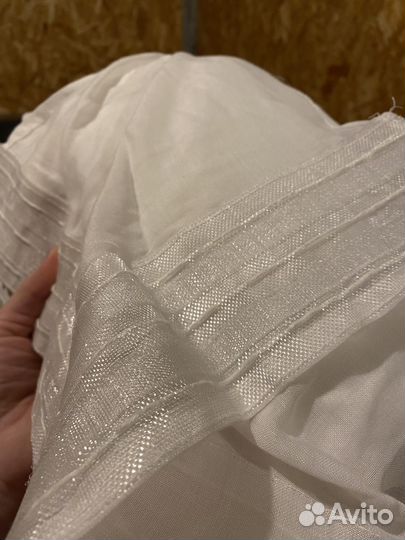 Тюль белая бу