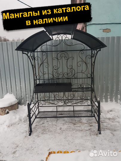 Мангал с печкой