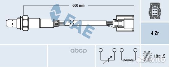 Лямбда-зонд mazda 77593 FAE