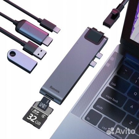 USB-концентратор Baseus Thunderbolt (cahub-L0G)