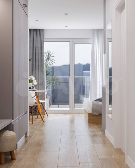 Квартира-студия, 44,8 м² (Грузия)