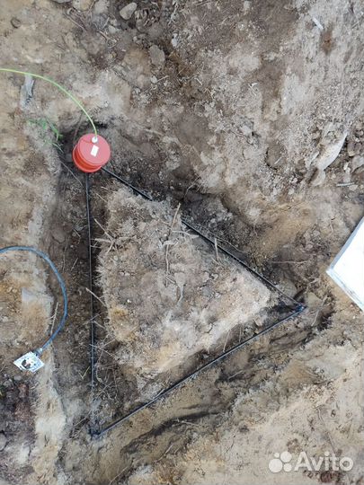 Монтаж контура заземления