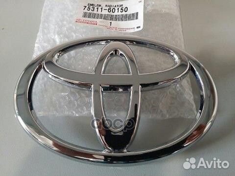 Эмблема решетки радиатора 7531160150 toyota