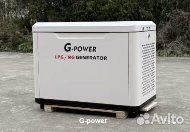 Генератор газовый 9 кВт G-power с постоянным подог