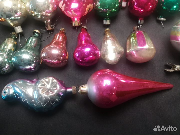 Елочные игрушки СССР одним лотом