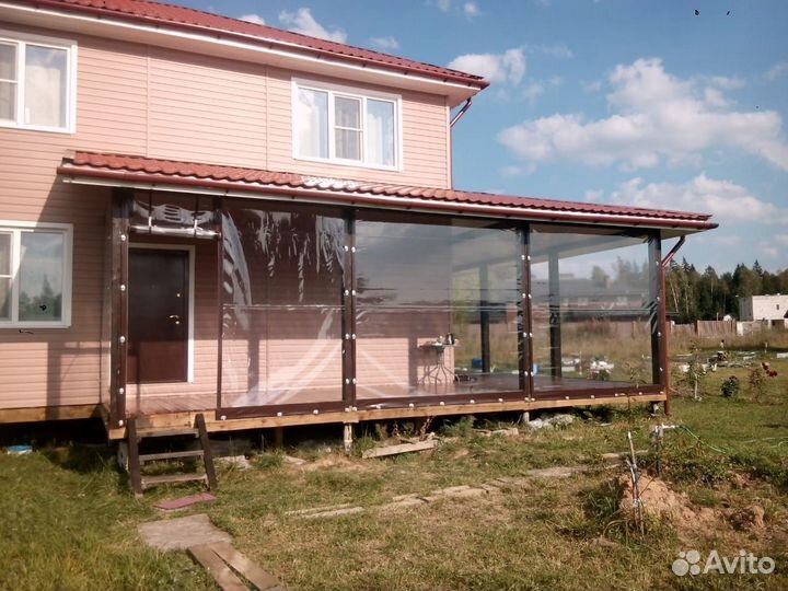 Мягкие окна для навеса