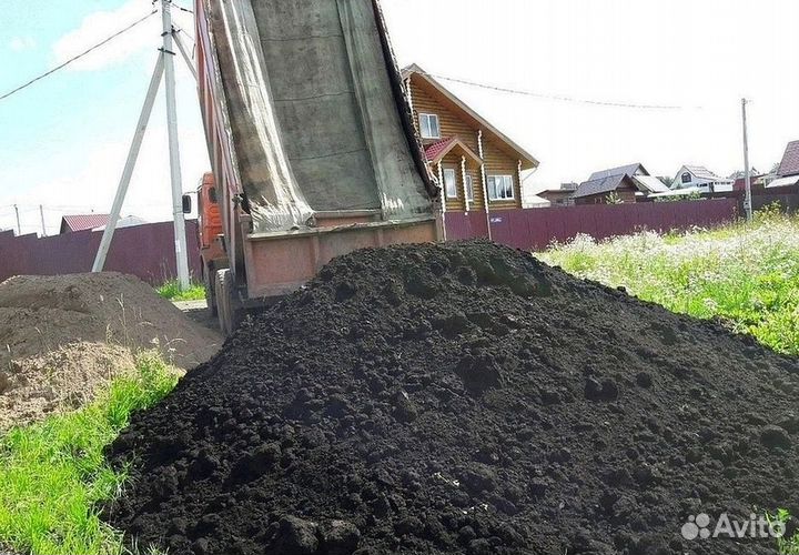Торф, навоз, чернозем, щебень, песок