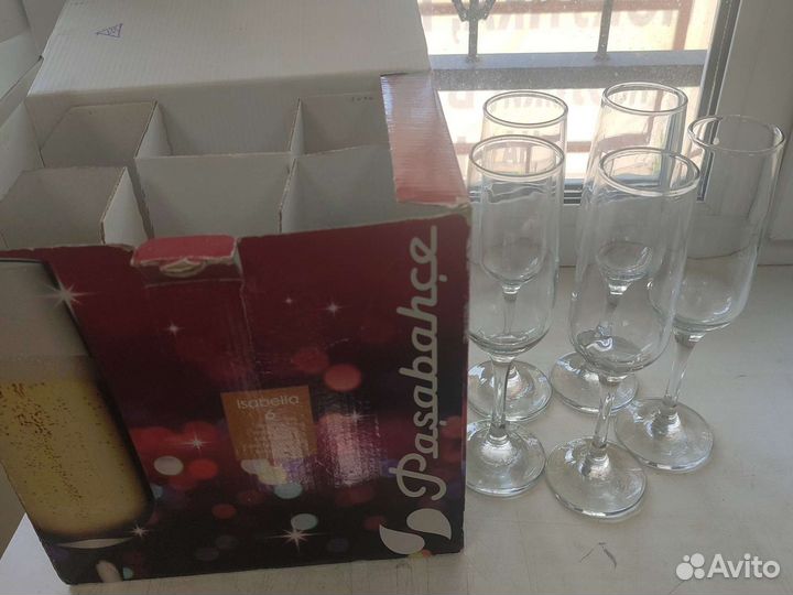 Фужеры Изабелла новые