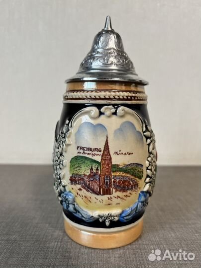 Пивная кружка с крышкой