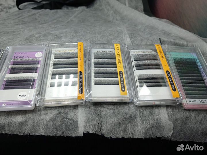 Ресницы для наращивания пучки