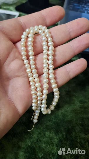 Бусы жемчуг антикварный