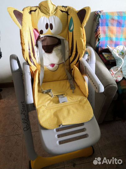 Стульчик для кормления chicco polly