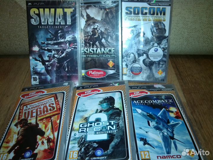 Игры для PSP - Более 10 штук
