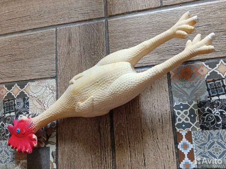 Резиновая курица пищащая Для собак