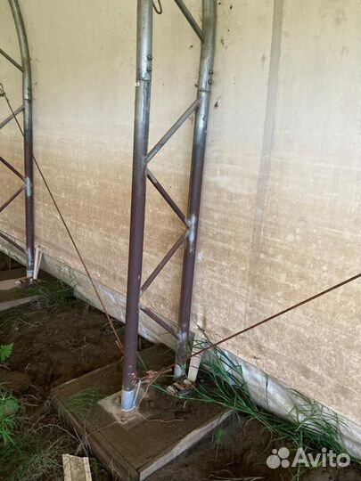 Тентованный ангар, металический каркас