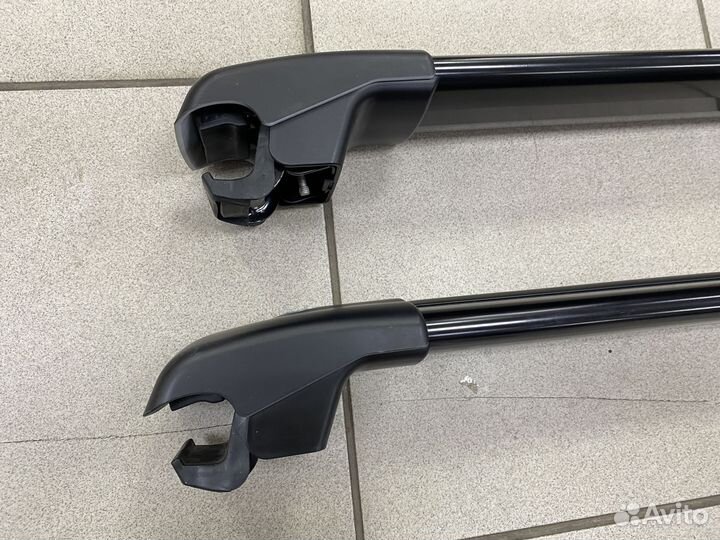 Поперечины черные штатные Toyota Prado 150