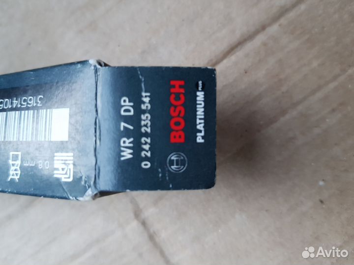 Свечи Bosch 0 242 235 541 Platinum Plus, 3 штуки