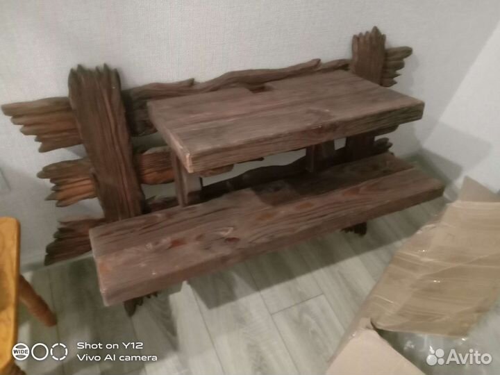 Полка настенная деревянная