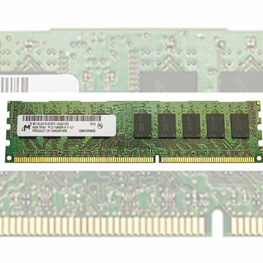 [MT18JSF51272PZ-1G4D1DD] Оперативная Память Micron Mt18jsf51272pz-1g4d1dd