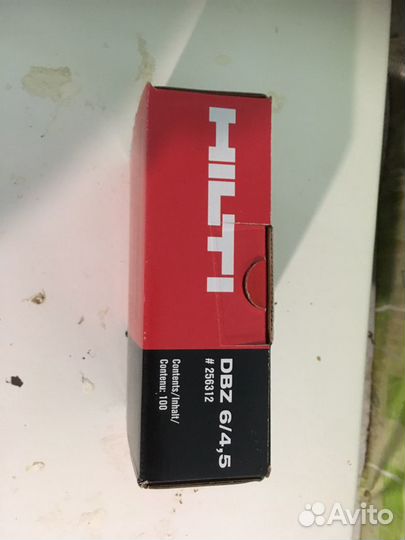 Анкер-клин Hilti DBZ 6/4.5 100 штук