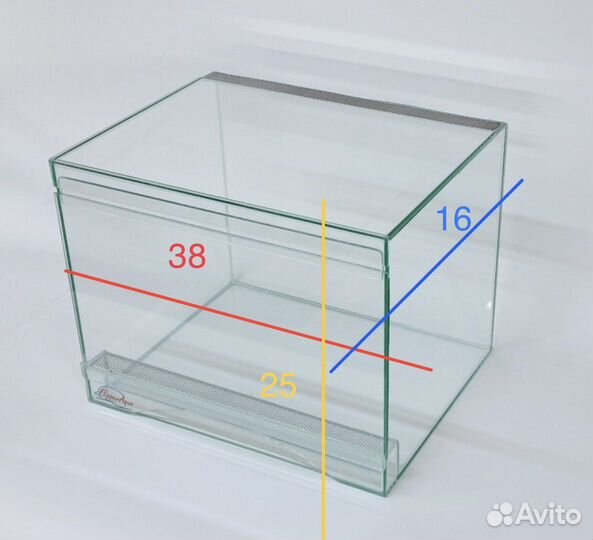 Аквариум террариум стеклянный