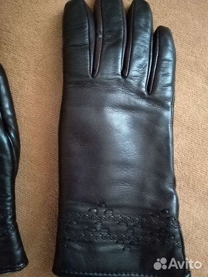 Перчатки женские зимние натуральная кожа