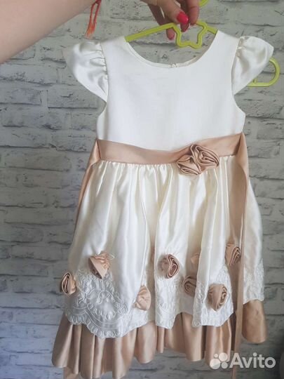 Платье для девочки праздничное 86 92