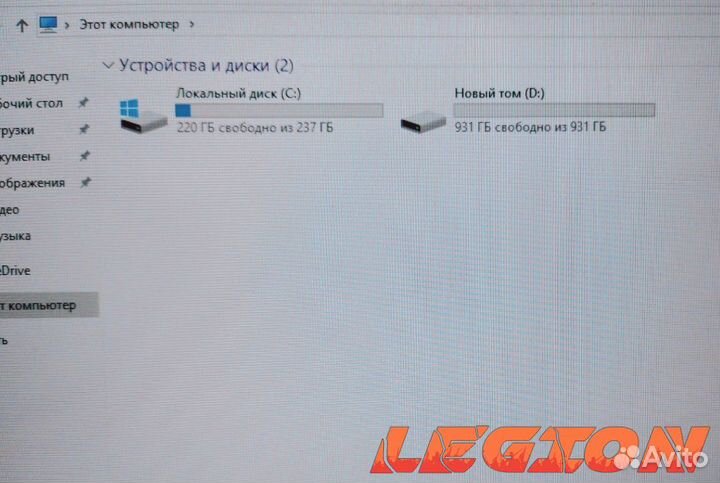 MLegion HP PRO I7 10510 SSD HDD R7 M440 4GB 17.3