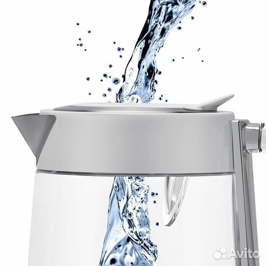 Чайник Polaris PWK 1715 CGL Water Way Pro белый