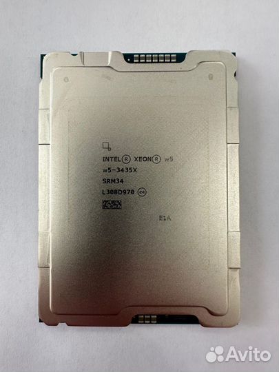 Процессор Intel Xeon w5-3435X, 16 ядер, 32 потока