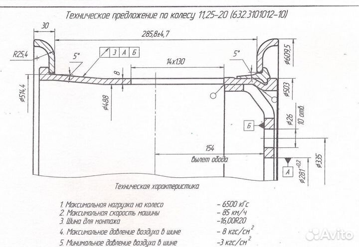 Диск колеса Урал,Краз 11,25-20